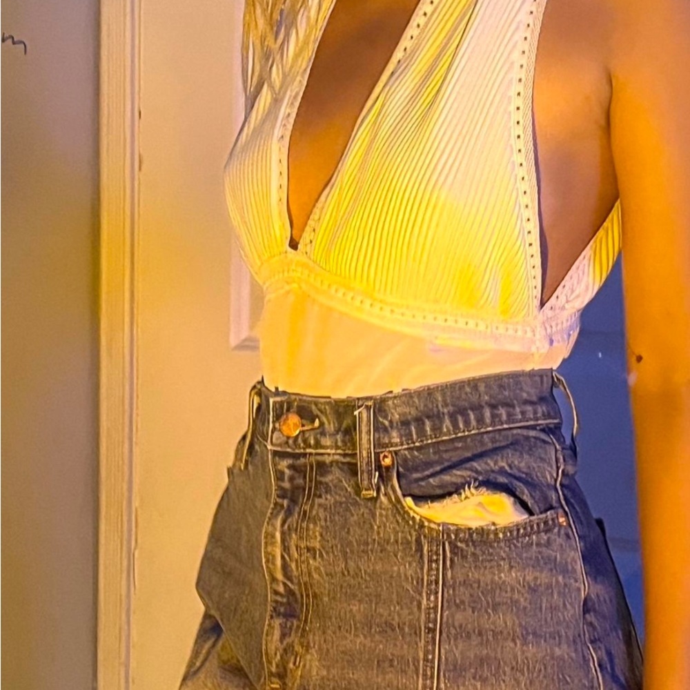 white bodysuit